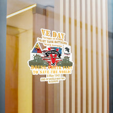 Load image into Gallery viewer, Kiss-Cut Vinyl Decals - Army - 761st Tank Bn - VE Day - Victory in Europe Day - End of WWII X 300