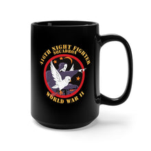 Load image into Gallery viewer, Black Mug 15oz - AAC - 416th Night Fighter Squadron - WWII X 300