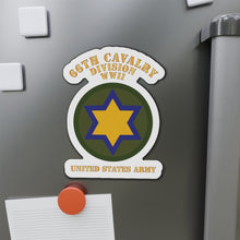 Load image into Gallery viewer, Die-Cut Magnets - Army - SSI - 66th Cavalry Division - WWII - US Army X 300