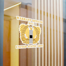 Load image into Gallery viewer, Kiss-Cut Vinyl Decals - Army - Warrant Officer - W01 - Flat - Eagle and Bar X 300