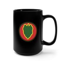 Load image into Gallery viewer, Black Mug 15oz - SSI - 24th Infantry Division X 300