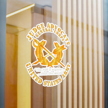 Load image into Gallery viewer, Kiss-Cut Vinyl Decals - Army - Judge Advocate General Corps - Pen is Mighter X 300