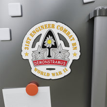 Load image into Gallery viewer, Die-Cut Magnets - Army - 31st Engineer Combat Bn - World War II