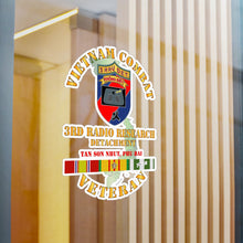Load image into Gallery viewer, Kiss-Cut Vinyl Decals - Army - Vietnam Combat Vet - 3rd Radio Research Unit (RRU) w VN SVC