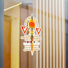 Load image into Gallery viewer, Kiss-Cut Vinyl Decals - Army - Cold War Vet - 2nd Missile Bn, 333rd Artillery 46th Artillery Group - Germany - Firing Missile w COLD SVC