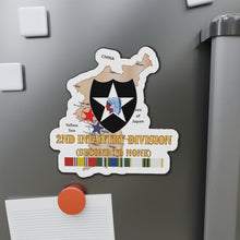 Load image into Gallery viewer, Die-Cut Magnets -SSI- Army - Korea Map - 2nd Infantry Div - Second to None w SVC X 300