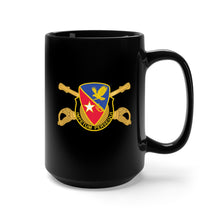 Load image into Gallery viewer, Black Mug 15oz - 21st Cavalry Brigade - DUI w Cav Branch wo Txt X 300