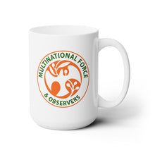 Load image into Gallery viewer, White Mug 15oz - Multinational Force and Observers (MFO) Insignia
