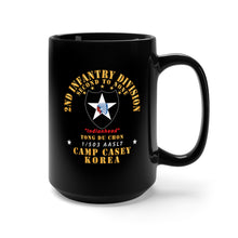 Load image into Gallery viewer, Black Mug (11oz, 15oz) - 2nd Infantry Div - Camp Casey Korea - Tong Du Chon - 1-503 AASLT