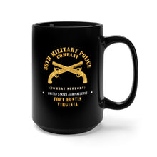 Load image into Gallery viewer, Black Mug 15oz - 88th Military Police Company - Combat Support - Ft Eustis, VA X 300