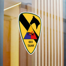 Load image into Gallery viewer, Kiss-Cut Vinyl Decals - Army - 603rd Medium Tank Co - 1st Cav wo Txt