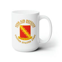 Load image into Gallery viewer, White Ceramic Mug 15oz - Army - 52nd Air Defense Artillery Regiment - US Army