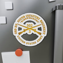 Load image into Gallery viewer, Die-Cut Magnets - 3rd Bn 502nd Infantry Regt - Widowmakers - Infantry Br