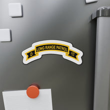 Load image into Gallery viewer, Die-Cut Magnets - Army - Tab - Troop D 17th Cav Long Range Patrol wo Txt X 300