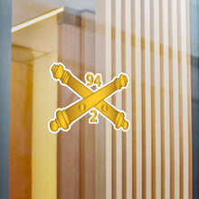 Load image into Gallery viewer, Kiss-Cut Vinyl Decals - Army - 2nd Bn, 94th Field Artillery Regiment - Arty Br wo Txt