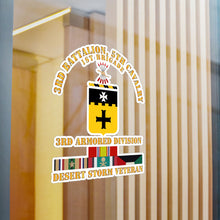 Load image into Gallery viewer, Kiss-Cut Vinyl Decals - Army - 3rd Bn, 5th Cavalry - 3rd Armored Div - Desert Storm Veteran