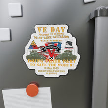 Load image into Gallery viewer, Die-Cut Magnets -SSI -Army - 761st Tank Bn - VE Day - Victory in Europe Day - End of WWII X 300