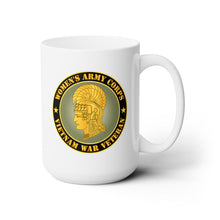 Load image into Gallery viewer, White Ceramic Mug 15oz - Army - Women's Army Corps - Vietnam War Veteran