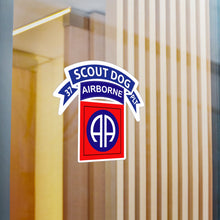 Load image into Gallery viewer, Kiss-Cut Vinyl Decals - Army - 37th Scout Dog Platoon - 82nd Airborne Div