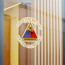 Load image into Gallery viewer, Kiss-Cut Vinyl Decals - Army - 740th Tank Battalion SSI - Daredevil - US Army