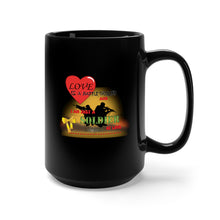 Load image into Gallery viewer, Black Mug 15oz - Army - Fire - Soldier of Love X 300