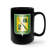 Load image into Gallery viewer, Black Mug 15oz - Army - 18th Cavalry Regiment - Swift Deadly wo Txt