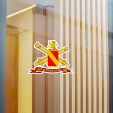 Load image into Gallery viewer, Kiss-Cut Vinyl Decals - Army - 35th Field Artillery w Br - Ribbon