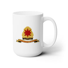 Load image into Gallery viewer, White Mug 15oz - Army - 172nd Support Battalion - DUI w White Outline - Br - Ribbon