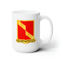 Load image into Gallery viewer, White Ceramic Mug 15oz - Army - 27th Field Artillery wo Txt