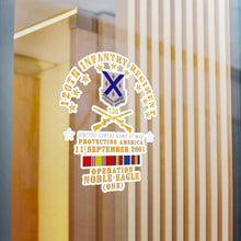 Load image into Gallery viewer, Kiss-Cut Vinyl Decals - Army - 126th Infantry Regiment - 911 - ONE w SVC w BR