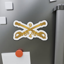 Load image into Gallery viewer, Die-Cut Magnets -SSI - Army - 3rd Bn 33rd Armor Branch w 33rd Armor PICKLES DUI - MEN OF WAR w Fire - Shirt X 300