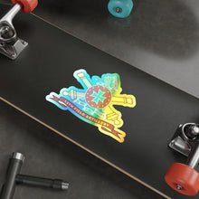 Load image into Gallery viewer, Holographic Die-cut Stickers - 14th Field Artillery w Br - Ribbon