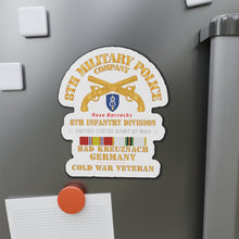 Load image into Gallery viewer, Die-Cut Magnets - Army - 8th MP Company - 8th ID - Bad Kreuznach Germany - COld War Veteran w COLD SVC X 300