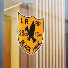 Load image into Gallery viewer, Kiss-Cut Vinyl Decals - Army - 2nd Squadron, 1st Cav Regt LRRP - Black Hawk
