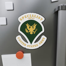 Load image into Gallery viewer, Die-Cut Magnets -SSI -Army - Specialist - SP4 - Flat X 300