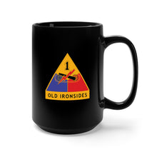 Load image into Gallery viewer, Black Mug 15oz - DUI - 1st Armored Division X 300