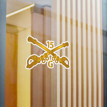Load image into Gallery viewer, Kiss-Cut Vinyl Decals - Army - G Troop - 15th Cavalry Branch wo Txt