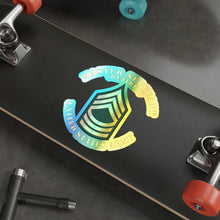 Load image into Gallery viewer, Holographic Die-cut Stickers - Master Sergeant - MSG - Retired