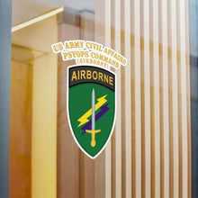 Load image into Gallery viewer, Kiss-Cut Vinyl Decals - SOF - USACAPOC SSI w Txt