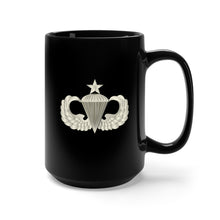 Load image into Gallery viewer, Black Mug 15oz - Senior Airborne Wings X 300
