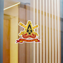 Load image into Gallery viewer, Kiss-Cut Vinyl Decals - Army - 54th Field Artillery Brigade w Br - Ribbon
