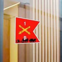 Load image into Gallery viewer, Kiss-Cut Vinyl Decals - Union Army - Bravo Battery 1st Rhode Island Light Artillery with Guidon in Back