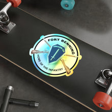 Load image into Gallery viewer, Holographic Die-cut Stickers - Fort Benning, GA - Home of the Infantry