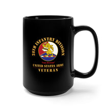 Load image into Gallery viewer, Black Mug 15oz - Army - DUI - 28th Infantry Division - Iron Division - US Army Veteran X 300
