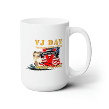 Load image into Gallery viewer, White Ceramic Mug 15oz - Army - Victory Over Japan Day