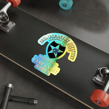 Load image into Gallery viewer, Holographic Die-cut Stickers - 2nd Infantry Div - Camp Casey Korea - Tong Du Chon