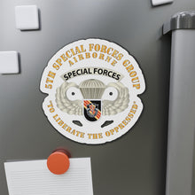 Load image into Gallery viewer, Die-Cut Magnets -SSI -SOF - 5th SFG - Airborne Badge - Vietnam X 300