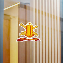 Load image into Gallery viewer, Kiss-Cut Vinyl Decals - Army - 38th Field Artillery w Br - Ribbon