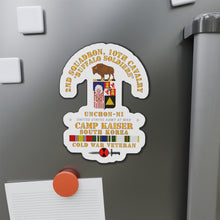 Load image into Gallery viewer, Die-Cut Magnets - Army - 2nd Squadron 10th Cavalry - 7th ID - Camp Kaiser Korea - Unchon-Ni