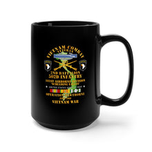 Load image into Gallery viewer, Black Mug 15oz - Army - 2nd Bn 502nd Infantry - 101st ABN - Operation Hawthorne w VN SVC